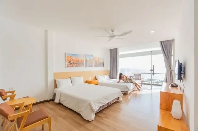 Deluxe Dört Kişilik Oda, Balkon