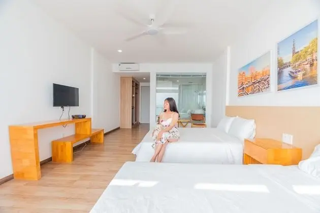 Deluxe Dört Kişilik Oda, Balkon