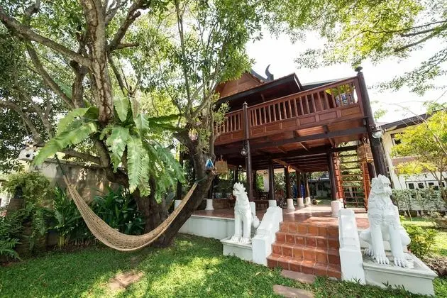 Traditional Thai House River View