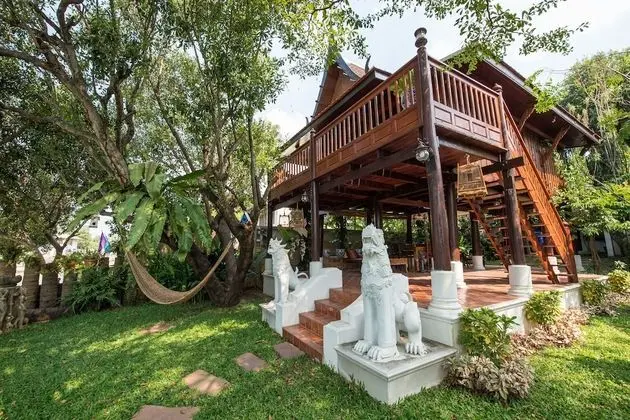 Traditional Thai House River View