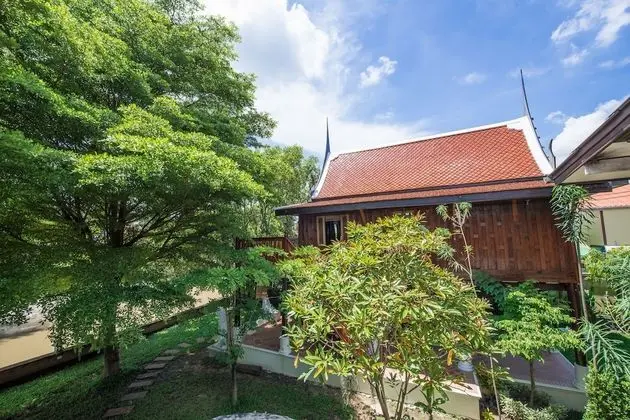 Traditional Thai House River View