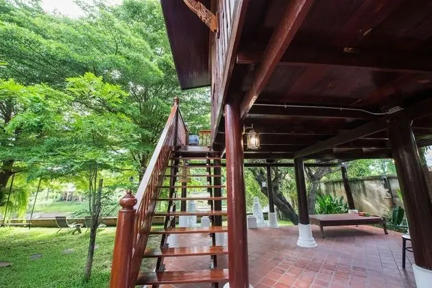 Traditional Thai House River View