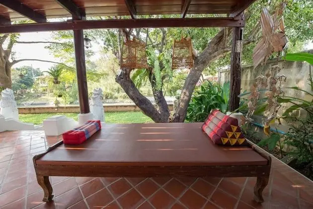 Traditional Thai House River View