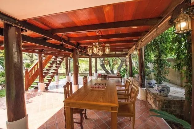 Traditional Thai House River View