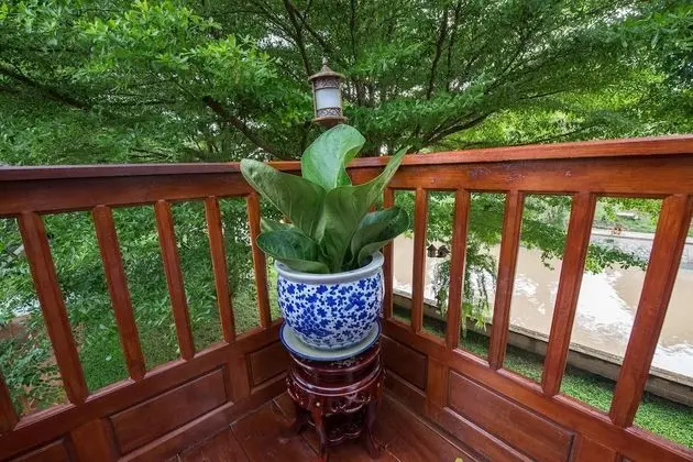 Traditional Thai House River View