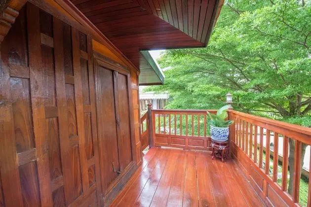 Traditional Thai House River View