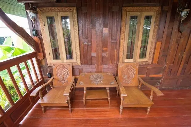 Traditional Thai House River View