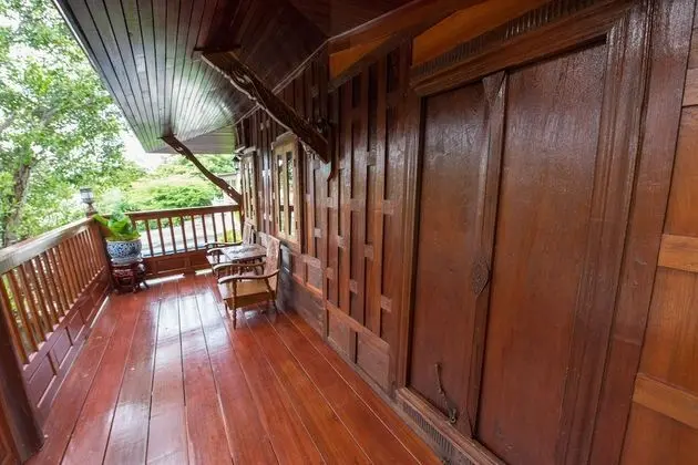 Traditional Thai House River View
