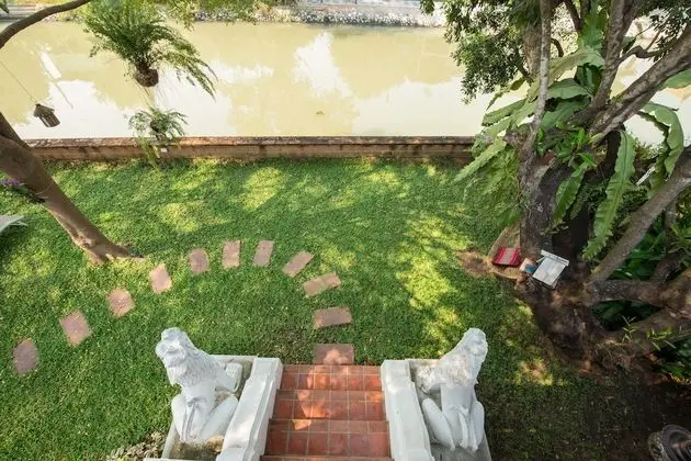 Traditional Thai House River View