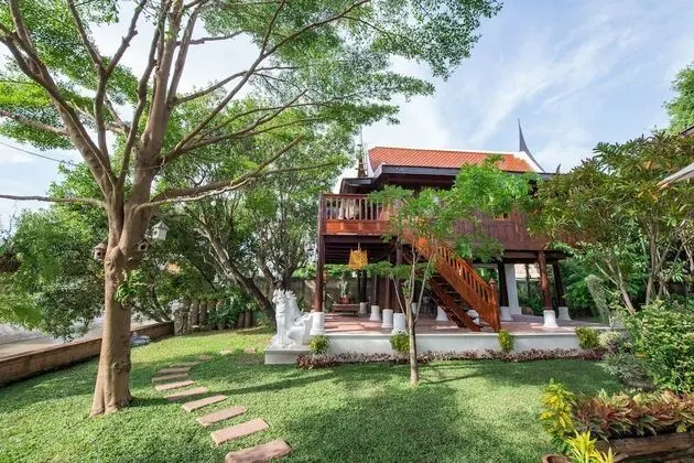 Traditional Thai House River View