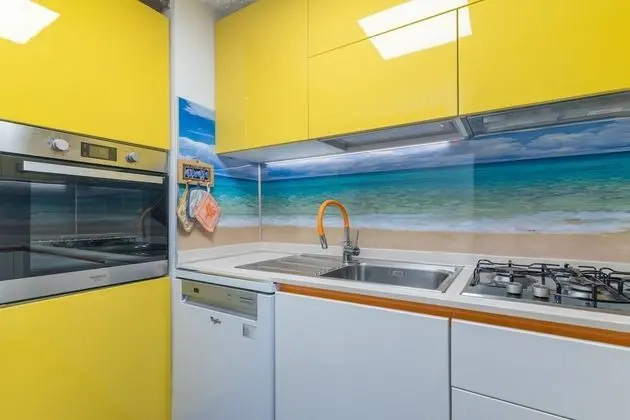 Family Apart Daire, Birden Çok Yatak, 2 Banyolu, Denize Bakan (Piazzetta Casa Dora 200 Mt From The)