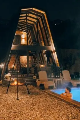 Bungalow, Bahçe Manzaralı, Özel Havuzlu ve Jakuzili