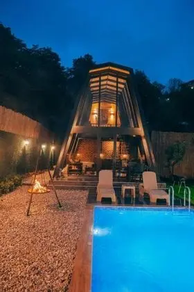 Bungalow, Bahçe Manzaralı, Özel Havuzlu ve Jakuzili