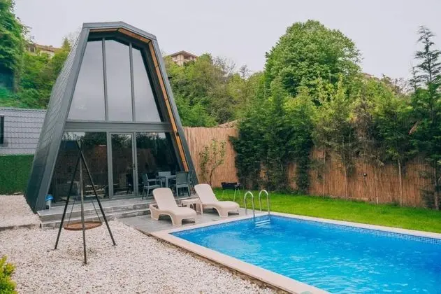 Bungalow, Bahçe Manzaralı, Özel Havuzlu ve Jakuzili