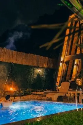 Bungalow, Bahçe Manzaralı, Özel Havuzlu ve Jakuzili