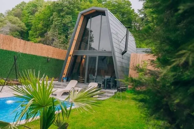 Bungalow, Bahçe Manzaralı, Özel Havuzlu ve Jakuzili