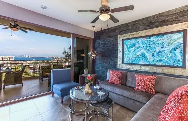 Luxury Süit, 2 Yatak Odası, Kısmi Deniz Manzarası
