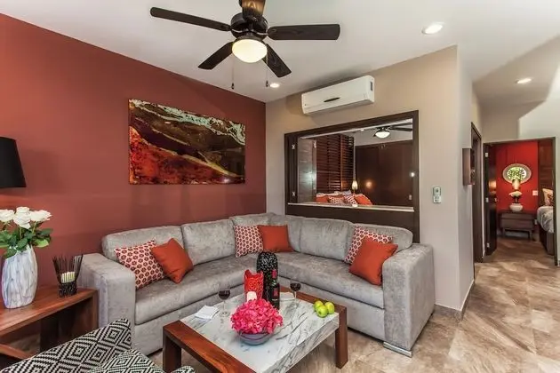 Luxury Süit, 2 Yatak Odası, Kısmi Deniz Manzarası