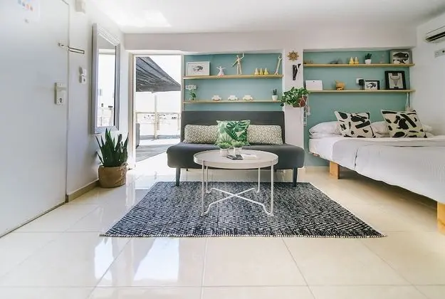 City Stüdyo, 1 Çift Kişilik Yatak ve Çekyat, Şehir Manzaralı