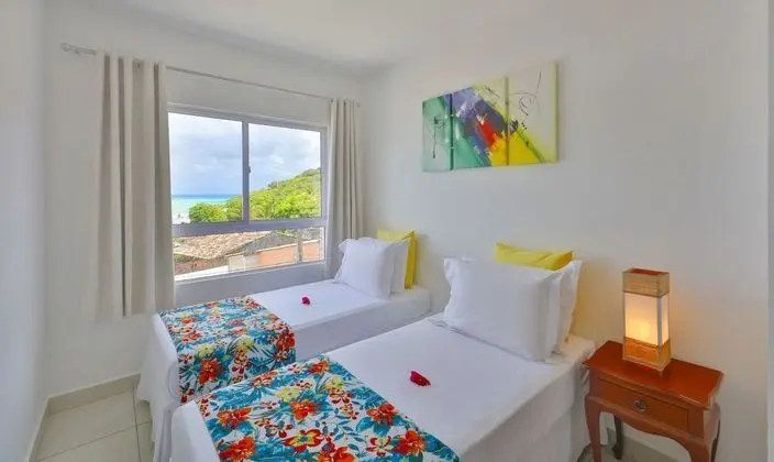 Apartamento, 2 quartos, Cozinha, Vista Parcial para o mar