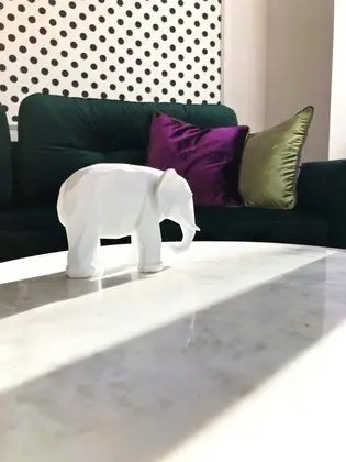 Design Apart Daire, 1 Büyük (Queen) Boy Yatak ve Çekyat, Avlu Manzaralı