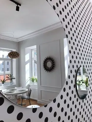 Design Apart Daire, 1 Büyük (Queen) Boy Yatak ve Çekyat, Avlu Manzaralı