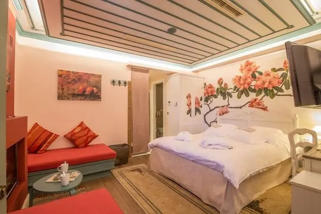 Design Oda, Şömine, Dağ Manzaralı