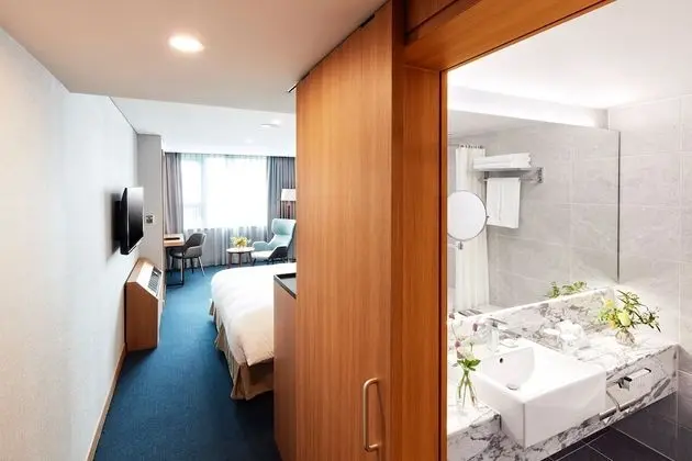 Tek Büyük Yataklı Oda, Şehir Manzaralı (Bigger than most in Seoul)