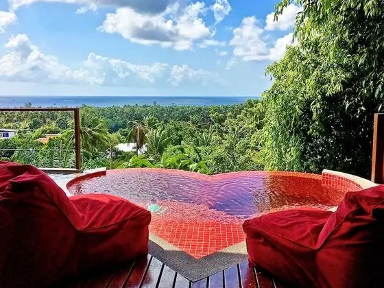 Honeymoon Villa, 1 En Büyük (King) Boy Yatak, Kişiye Özel Havuzlu, Deniz Manzaralı