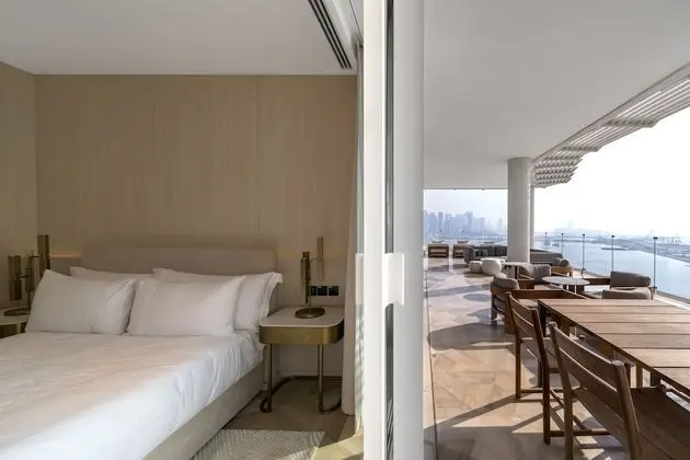 Panoramic Çatı Katı Süiti (Penthouse), 2 Yatak Odası, Kişiye Özel Havuzlu, Marina Manzaralı