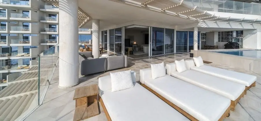 Panoramic Çatı Katı Süiti (Penthouse), 2 Yatak Odası, Kişiye Özel Havuzlu, Marina Manzaralı