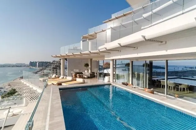 Panoramic Çatı Katı Süiti (Penthouse), 2 Yatak Odası, Kişiye Özel Havuzlu, Marina Manzaralı