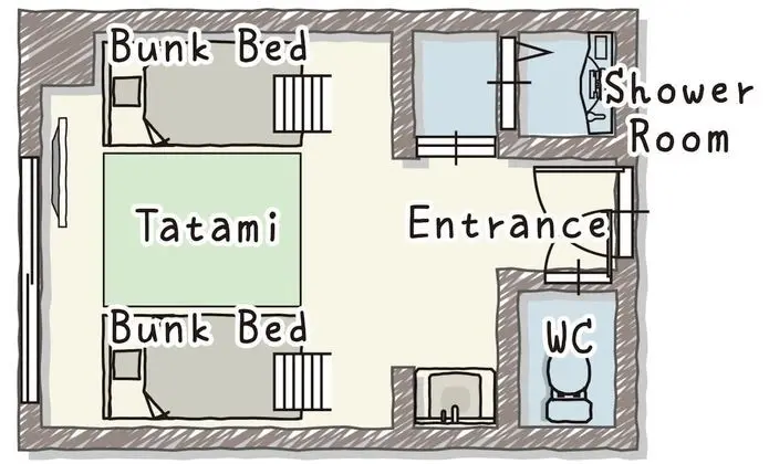 Oda, Birden Çok Yatak (Bunkbed Room)