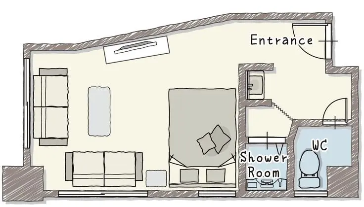 Superior Tek Büyük Yataklı Oda