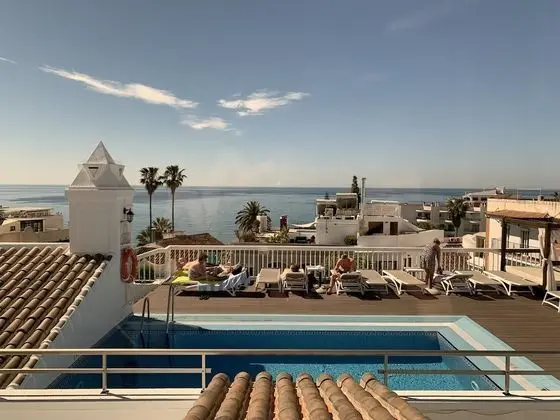 Panoramic Tek Büyük Yataklı Oda, Teras, Deniz Manzaralı
