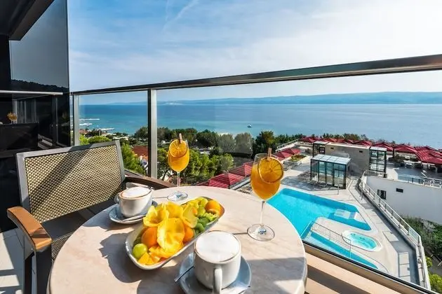 Premium Tek Büyük veya İki Ayrı Yataklı Oda, Balkon, Deniz Manzaralı