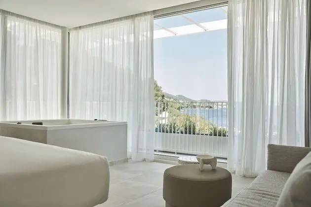 Honeymoon Süit, Sıcak Su Küveti, Deniz Manzaralı