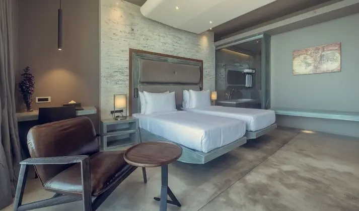 Deluxe İki Ayrı Yataklı Oda, 1 Yatak Odası, Plaj Manzaralı
