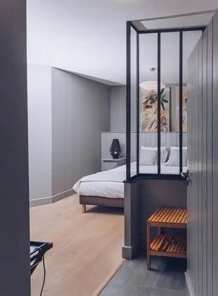 Superior Tek Büyük veya İki Ayrı Yataklı Oda, Özel Banyo, Bahçe Manzaralı (Chambre Plumes)