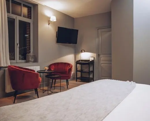 Superior Tek Büyük veya İki Ayrı Yataklı Oda, Özel Banyo, Bahçe Manzaralı (Chambre Plumes)
