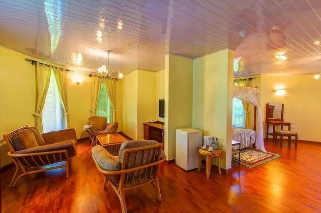 Deluxe Kır Evi, Veranda, Bahçe Manzaralı