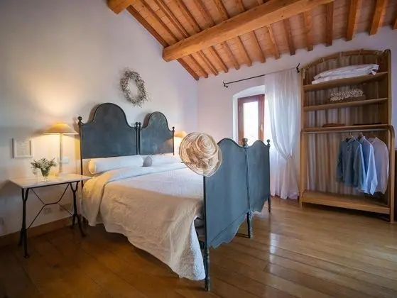 Tek Büyük Yataklı Oda, 1 Yatak Odası, Balkon, Bahçe Manzaralı (Casa Padronale)