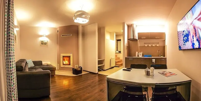 Apart Daire, Şömine, Dağ Manzaralı (3)