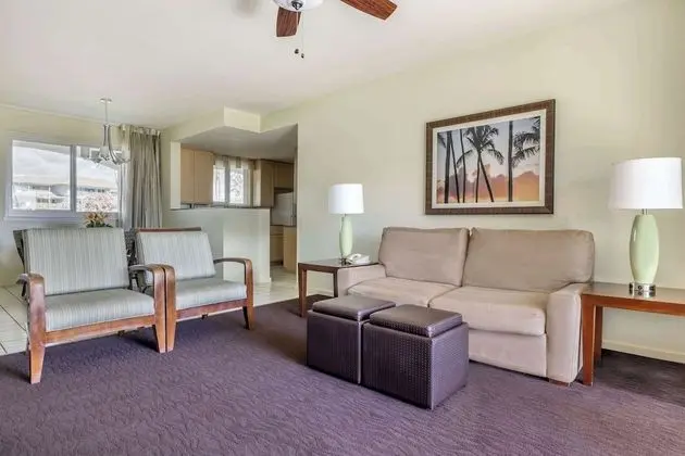 ADA, 2 Bedroom Suite, Partial Ocean View, 1 King & 2 Twin Beds (Accessible Bathtub)