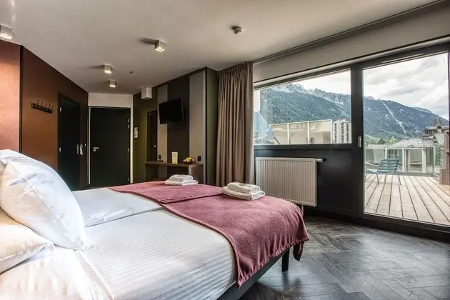 Chambre Double ou Twin - Supérieure avec balcon et vue Montagne