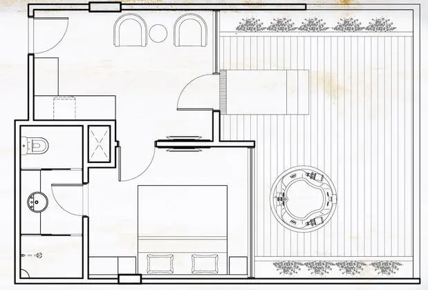 Suite Premium com Varanda e Jacuzzi