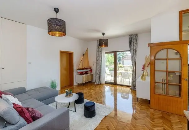 Family Apart Daire, Birden Çok Yatak, Bahçeli (Pool Apartment Tea Krk Island)