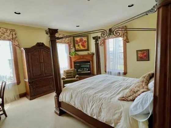 Luxury Tek Kişilik Oda, 1 En Büyük (King) Boy Yatak, Şömine, Şehir Manzaralı