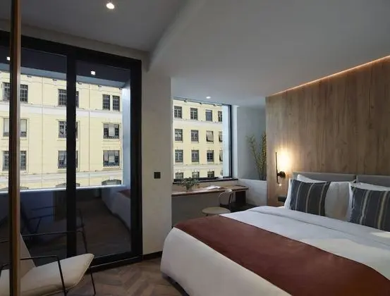 The Port Double Room with Balcony and Side Sea View