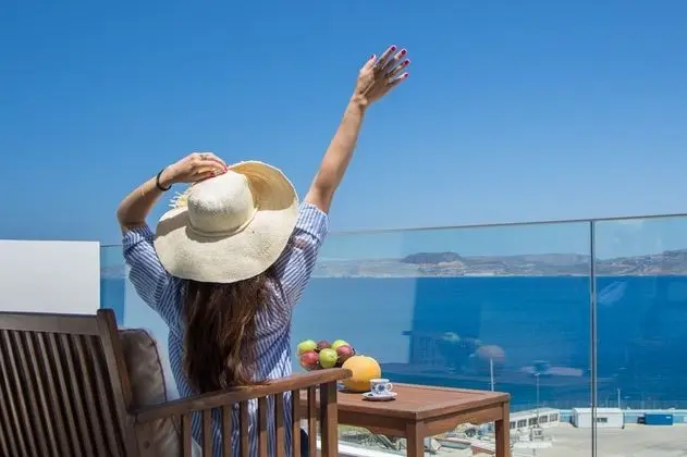 Deluxe Apart Daire, 1 Yatak Odası, Deniz Manzaralı